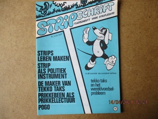 adv1066 stripschrift 14, Boeken, Eén stripboek, Ophalen, Gelezen