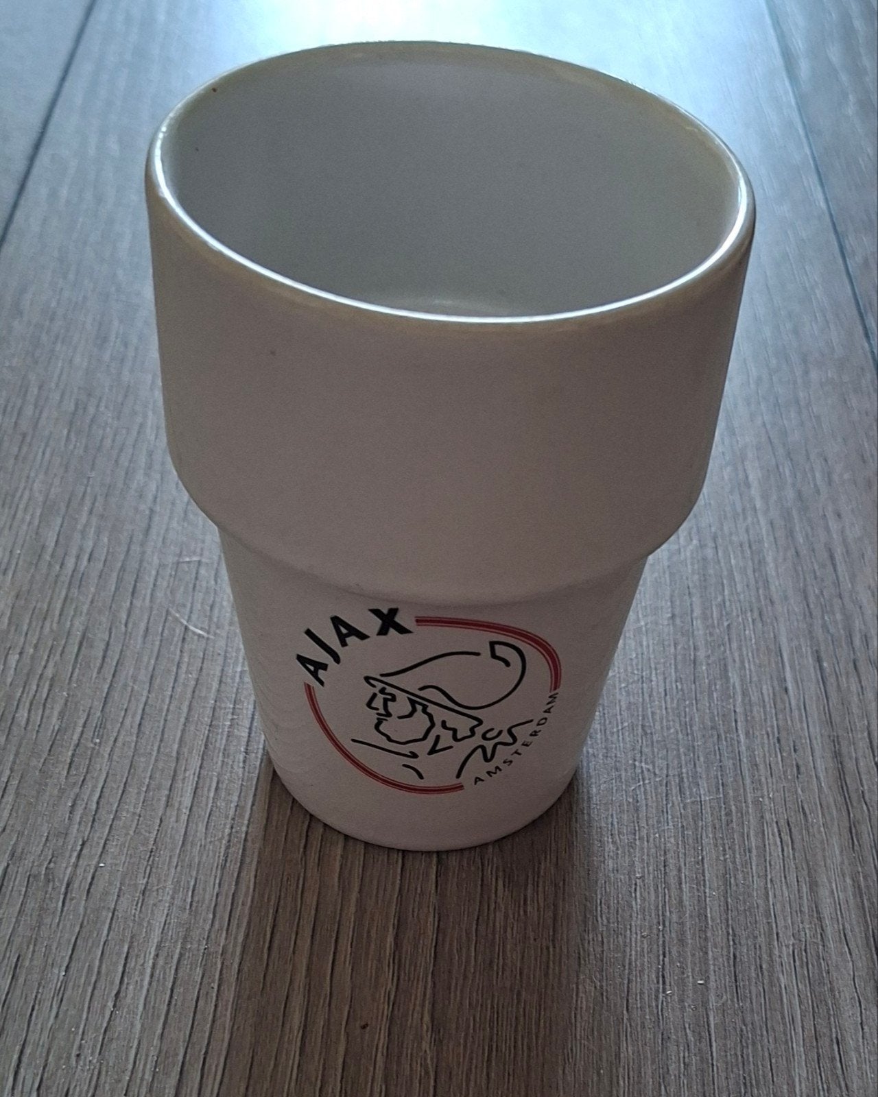 Ajax Amsterdam beker – retro logo, Verzamelen, Ophalen of Verzenden, Gebruikt, Ajax, Overige typen