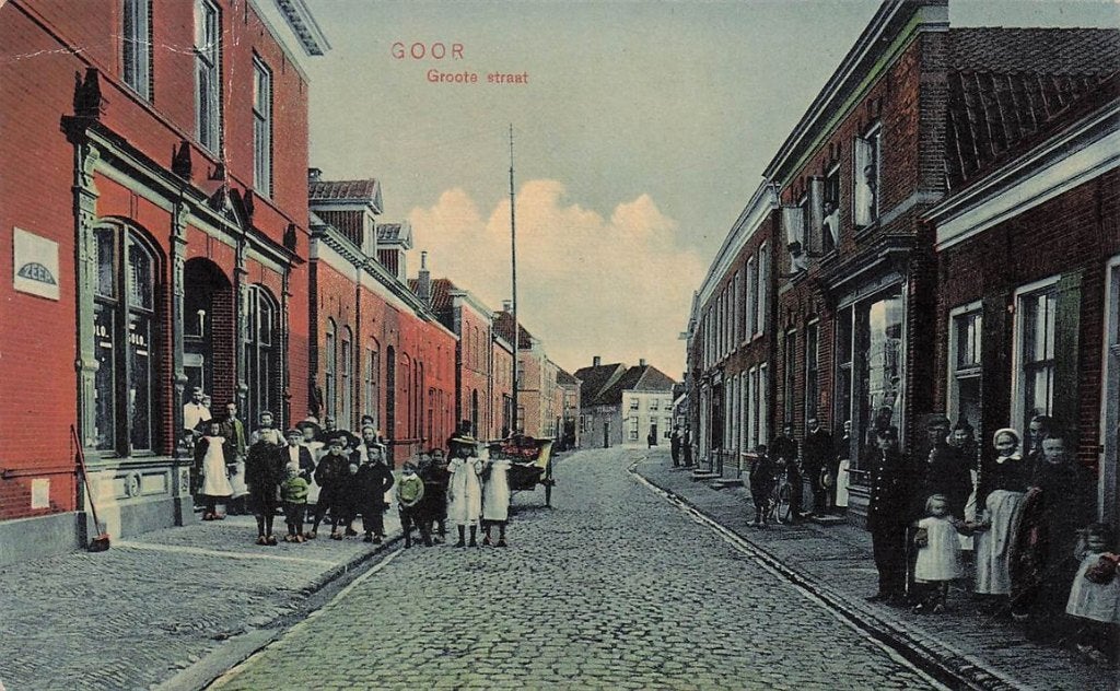 702-112-011 Goor Grootestraat, Verzamelen, Verzenden, Voor 1920, Overijssel