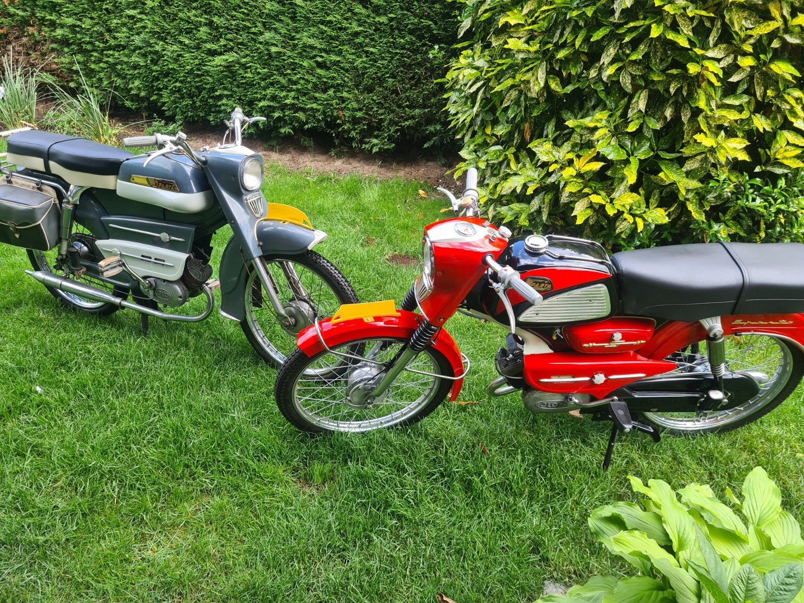 2 Sparta bromfietsen met kenteken: GI50 Grand Sport & GH50, Fietsen en Brommers, Brommers | Oldtimers, Ophalen of Verzenden