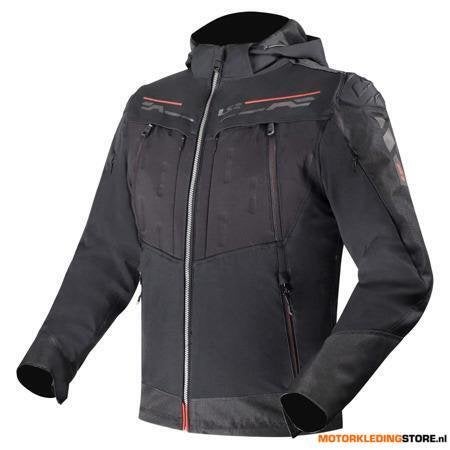 LS2 Zirconium Evo Motorjas, Zwart-Rood, Ophalen of Verzenden, Nieuw met kaartje