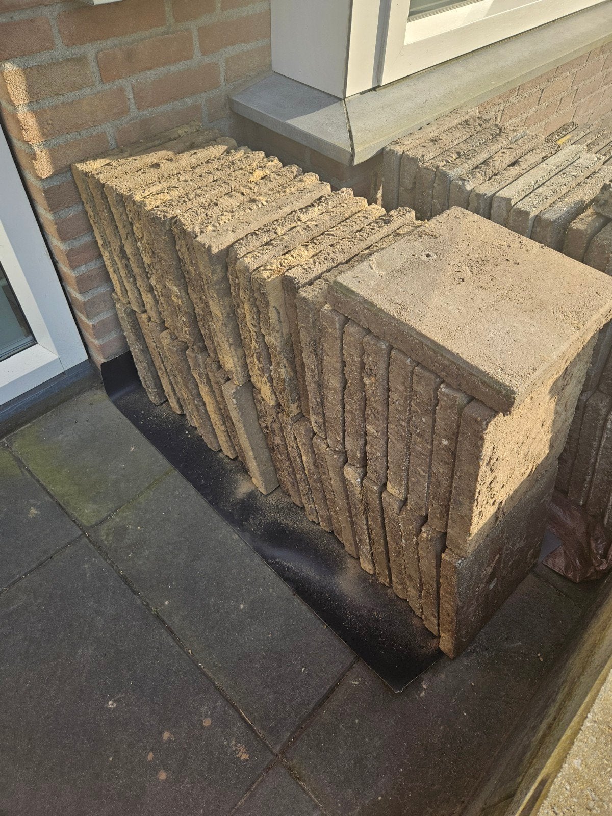 Gratis stoeptegels, Ophalen, Gebruikt, Beton, Overige typen