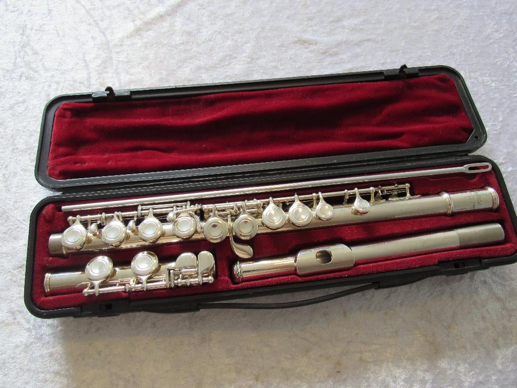 Yamaha 211SII dwarsfluit, Gebruikt, -, Dwarsfluit, -