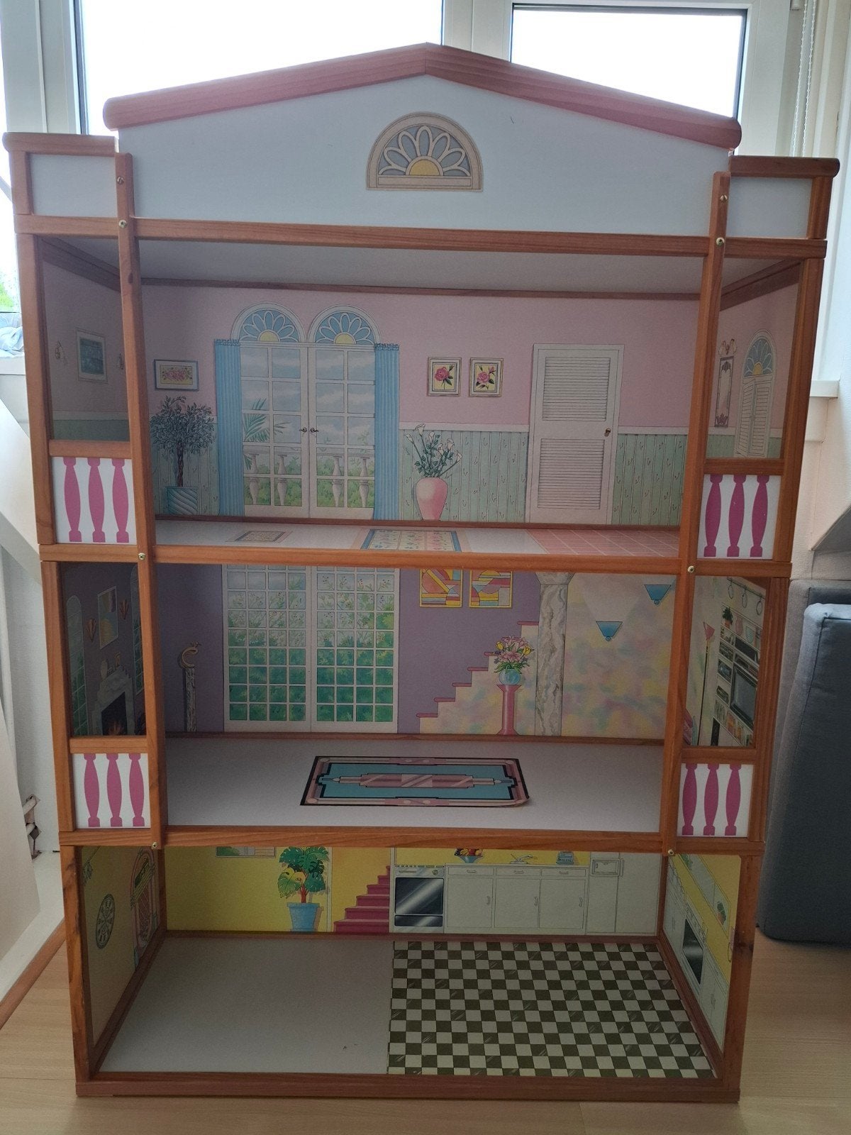 Lovely Living Poppenhuis - H144xB100xD37 cm, Ophalen of Verzenden