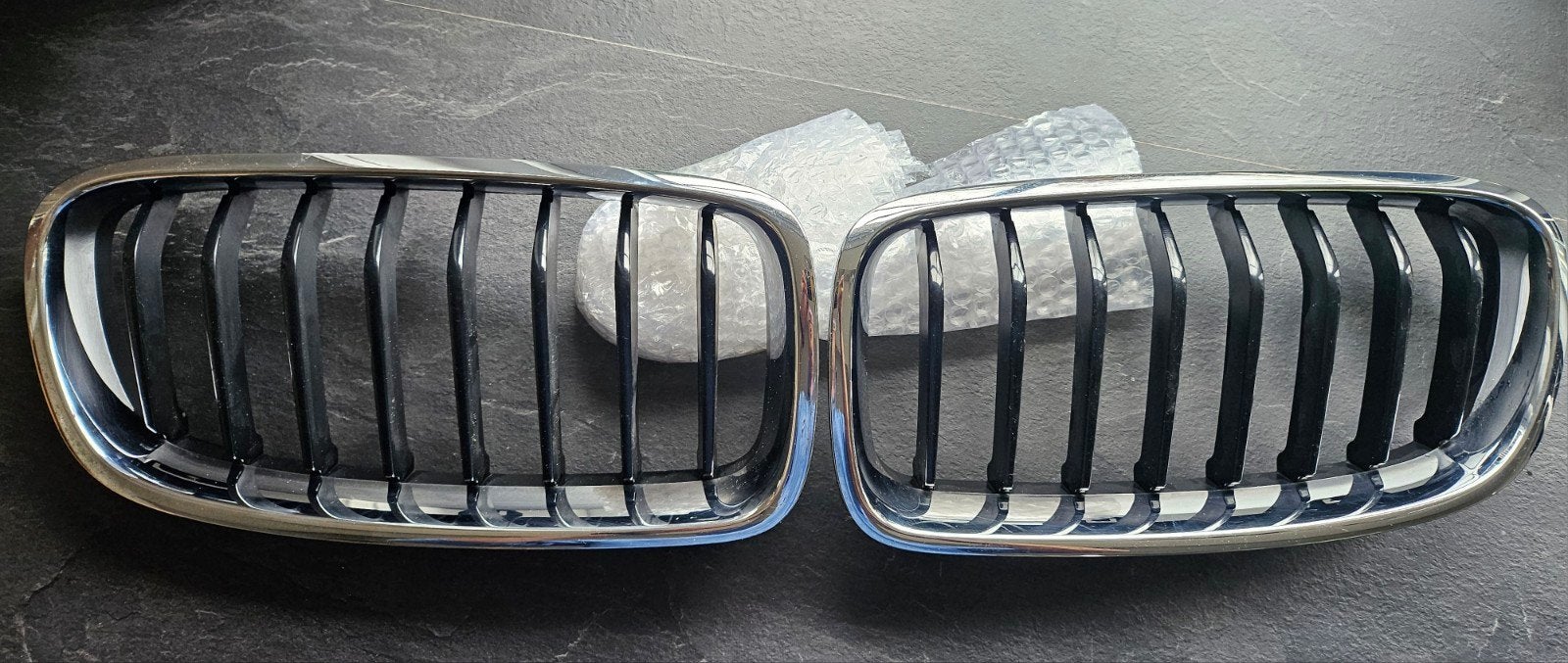 Nieuwe zilveren nieren grill BMW F30 F31 F35 F80, Voor, Nieuw, Ophalen of Verzenden, Bumper