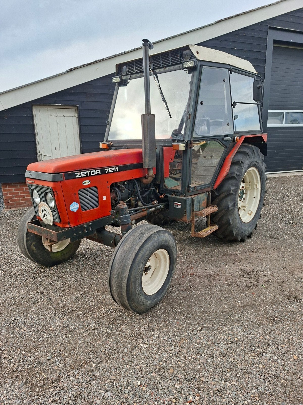 Zetor 7211 2 wd  met kenteken, Gebruikt, Tot 2500, Tot 80 Pk, Ophalen