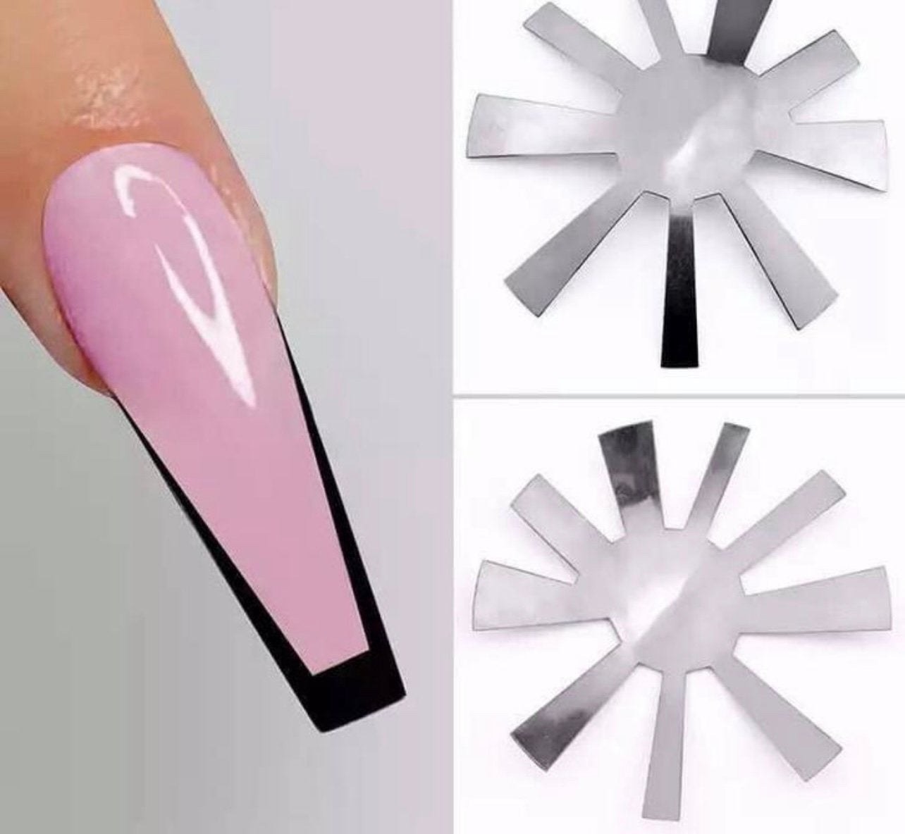 Nagels Manicure Edge Nail Cutter franse., Blauw, ., Nieuw, Ophalen of Verzenden