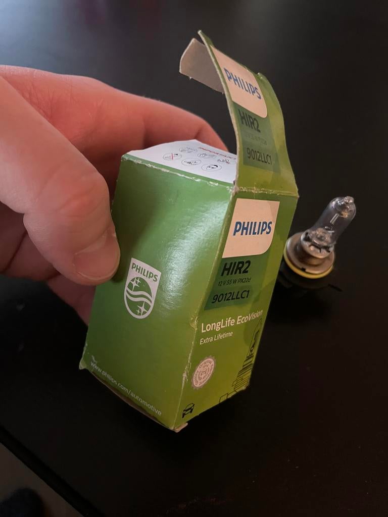 HIR2 lampje 9012LLC1 philips, Ophalen of Verzenden, Nieuw