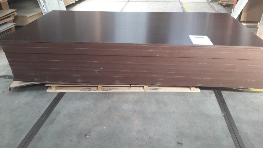 Betonplex glad en geprofileerd 18mm 125x250cm, 153x305cm, Ophalen, Fortweg 3, Minder dan 20 mm, Nieuw