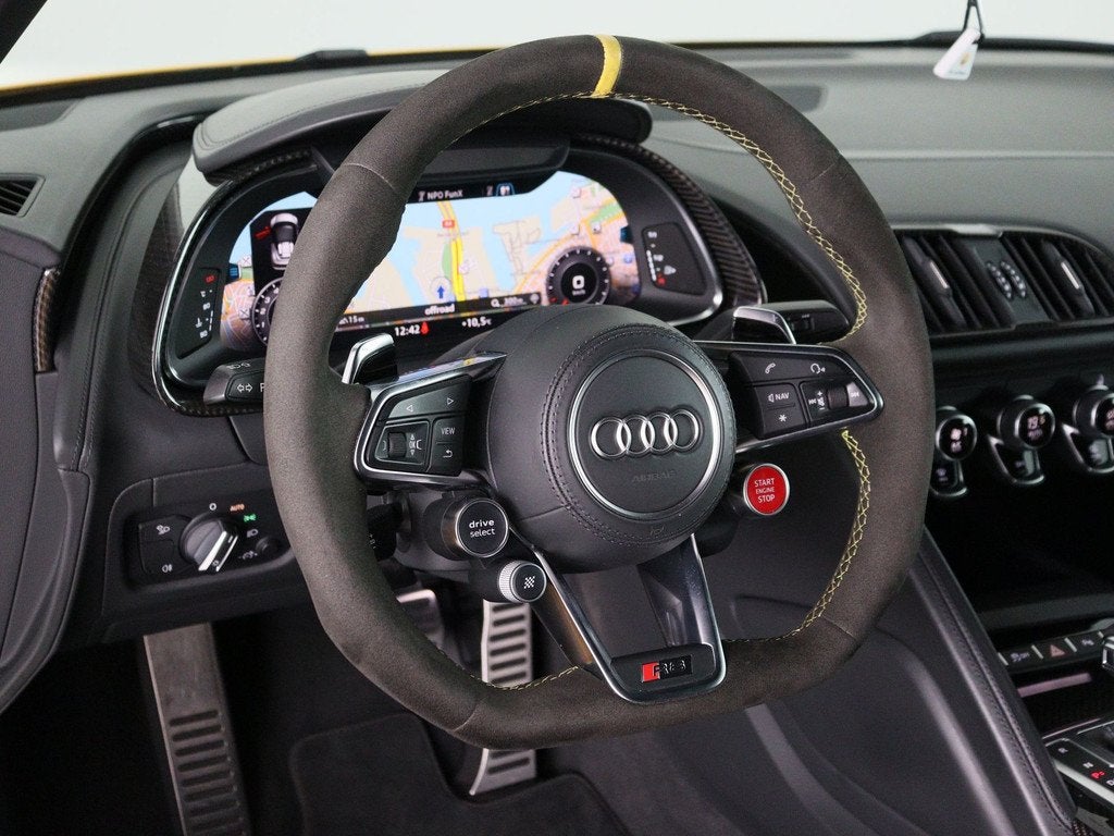Audi R8 Spyder 5.2 performance quattro Capristo uitlaat, Auto's, Audi, Automaat, 12 maanden, Gebruikt, 5204 cc