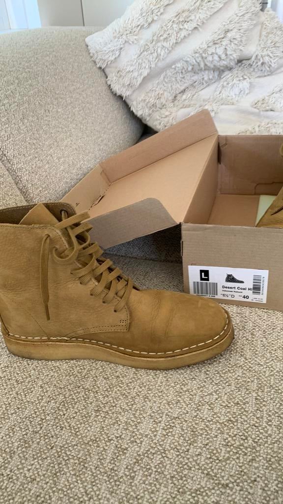 Boots dames Clarks, Verzenden, Zo goed als nieuw, Bruin