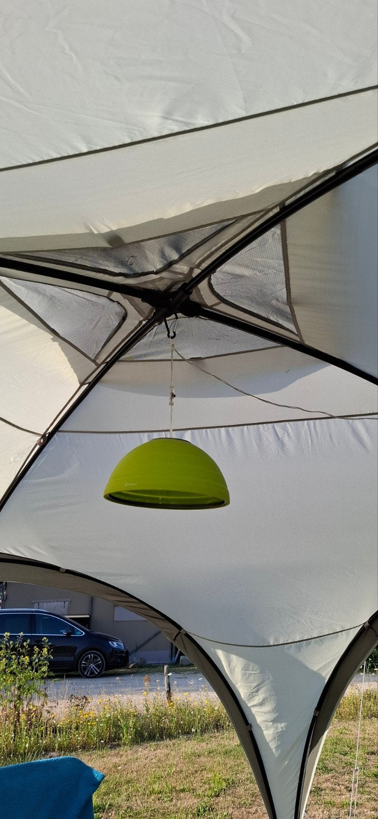 Outwell Sargas Lux Lime Green Tentlamp - Dimbaar, Ophalen of Verzenden, Zo goed als nieuw