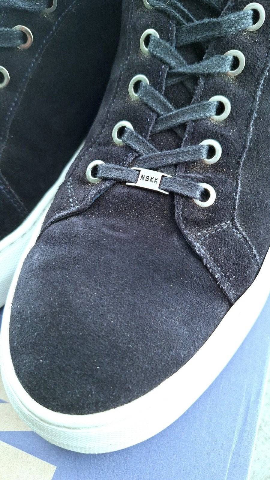 Nubikk sneakers - donkerblauw suède - Maat 45, Nubikk, Blauw, Ophalen of Verzenden, Sneakers of Gympen
