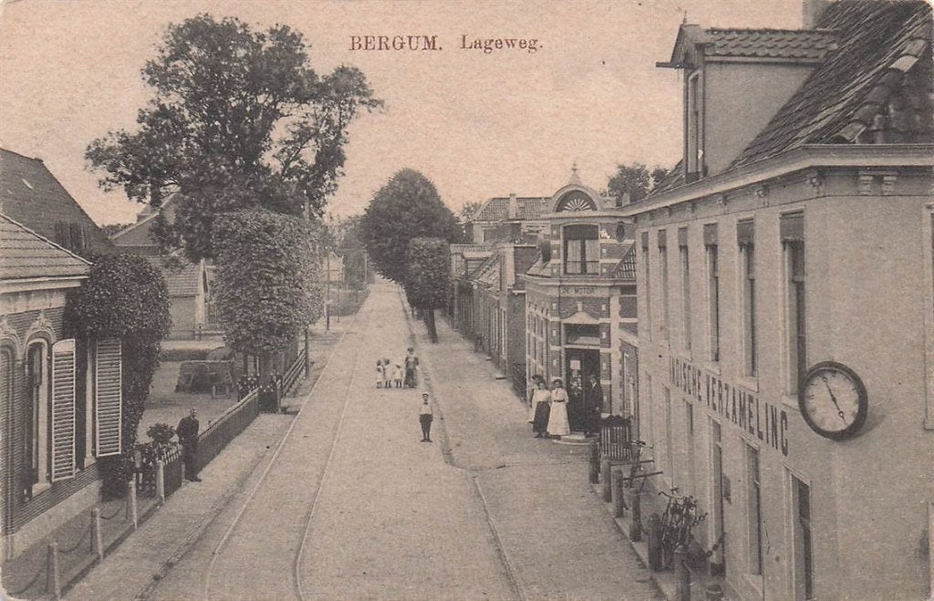 703-044-021 Bergum Lageweg, Verzenden, Voor 1920, Friesland