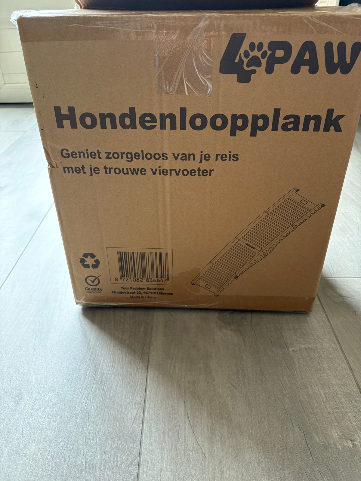 Nieuwe 4Paw opvouwbare Hondenlopplank - draagkracht 100 kg, Ophalen of Verzenden, Nieuw