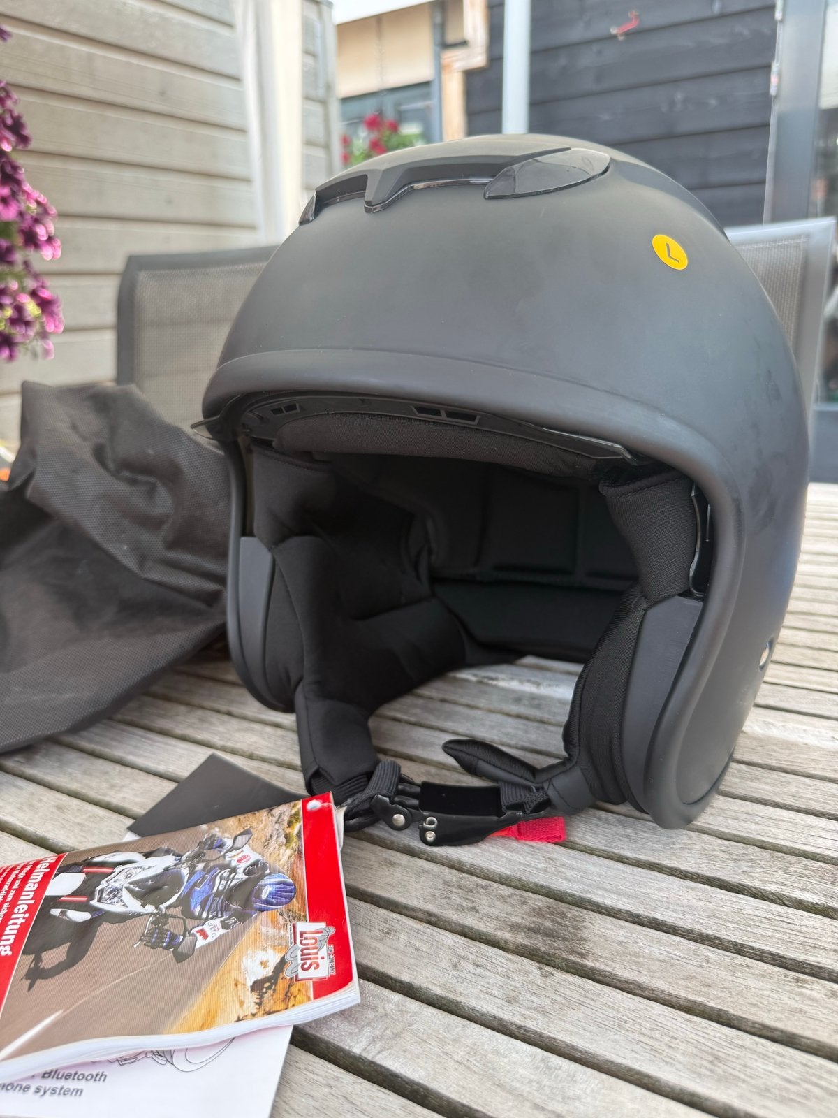 Louis helm maat L, Motoren, Kleding | Motorhelmen, Overige merken, Jethelm, Ophalen of Verzenden, L