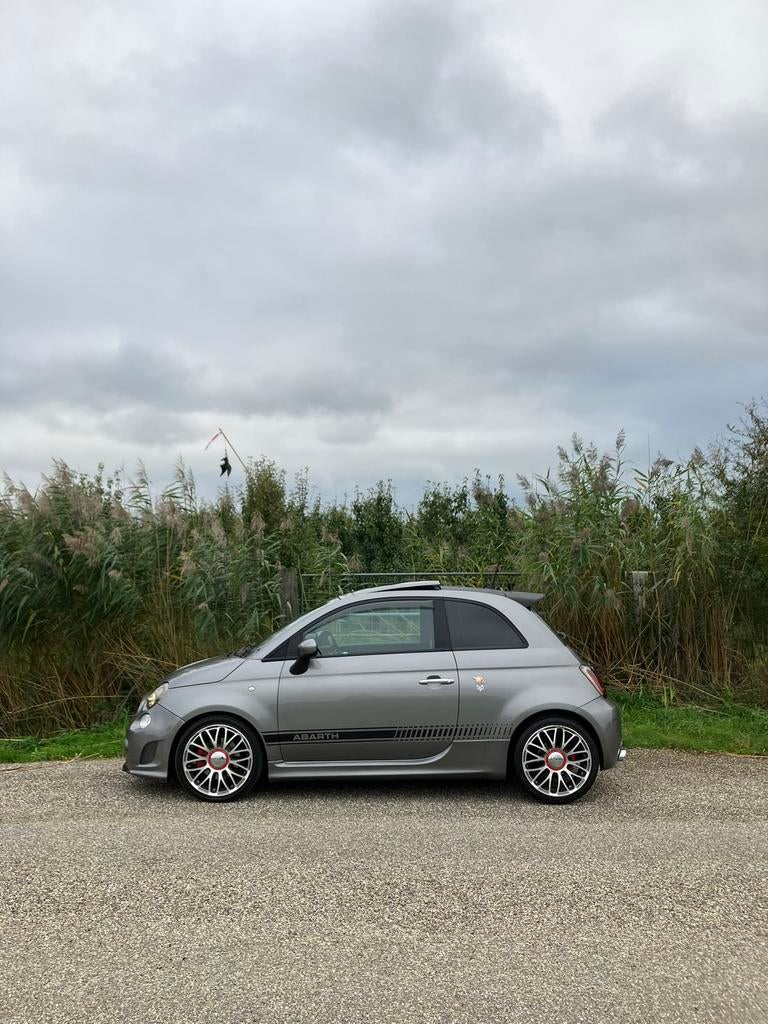 Fiat 500 Abarth, stage 3, 1.4 T-Jet turbomotor, 250 pk!, Auto's, 4 cilinders, USB, 49 €/maand, Bruin