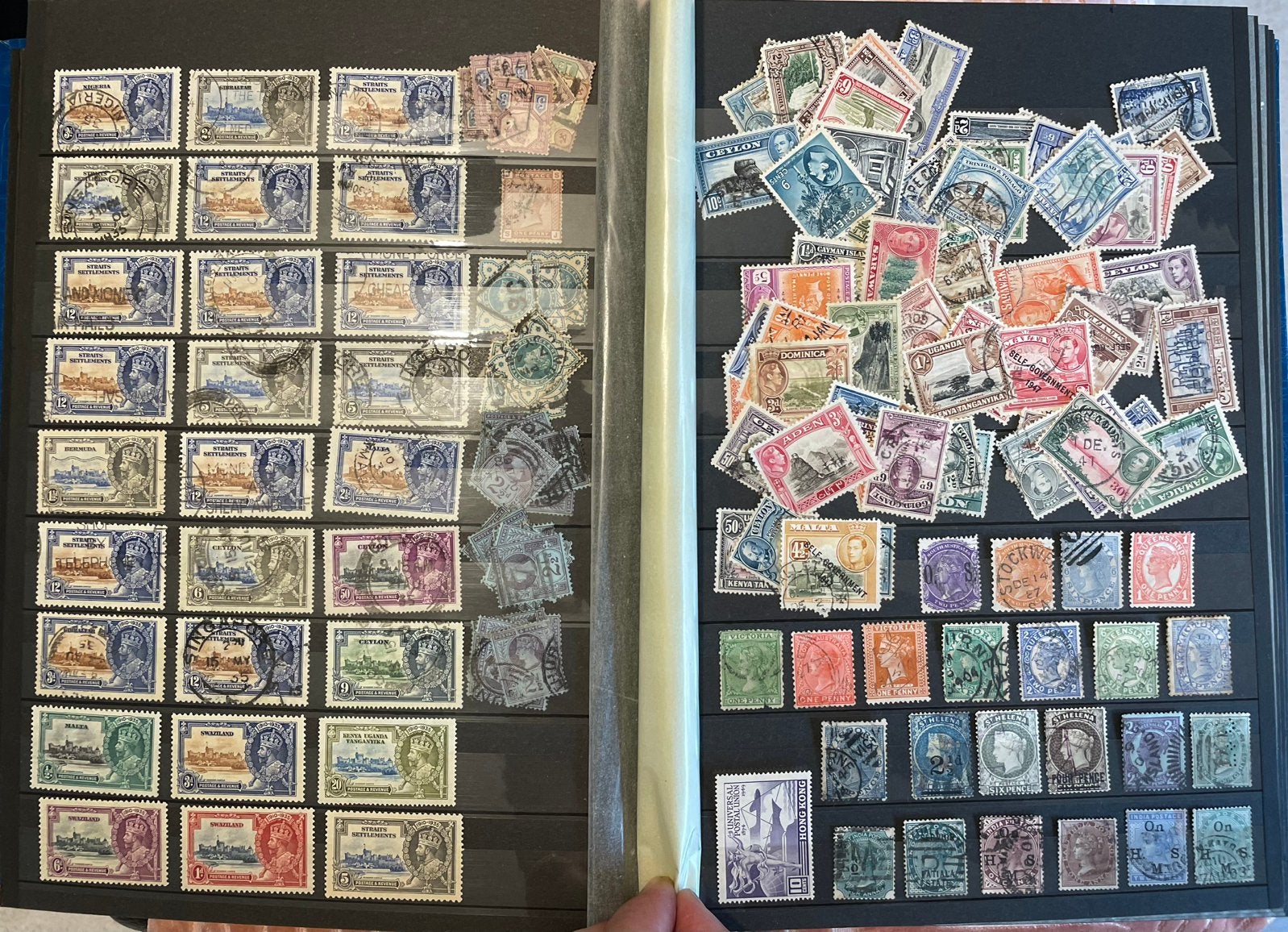Vol stockboek Commonwealth GB en diversen, Verzenden, Buitenland