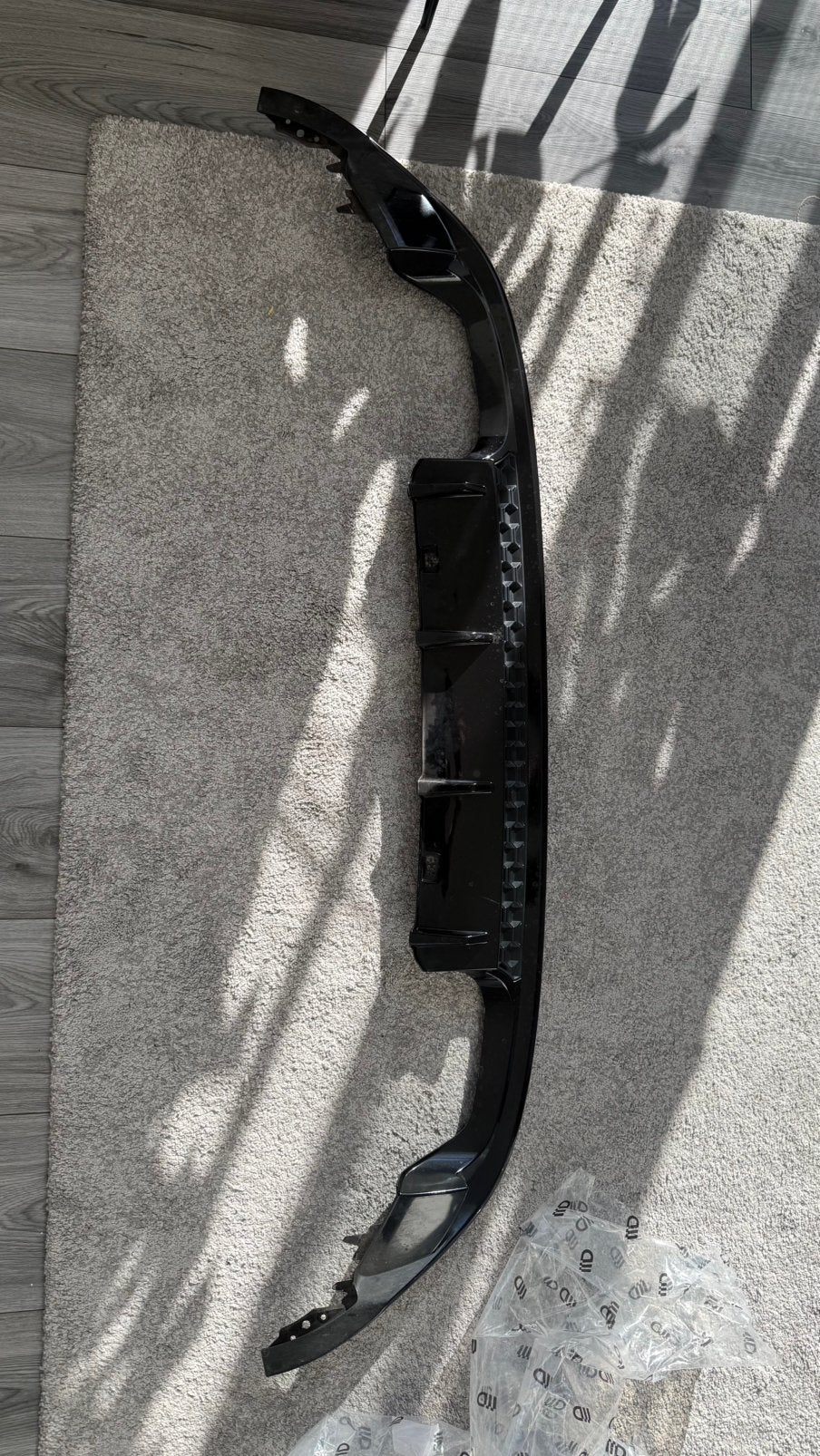 Originele achterdiffuser VW Golf 7.5 R 2019 – zwart, Auto-onderdelen, Ophalen