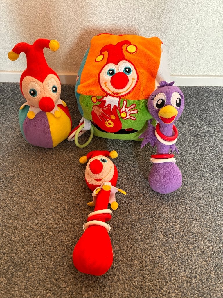 Efteling baby speelgoed pakket Jokie en Jet. ZGAN., Ophalen of Verzenden, Zo goed als nieuw, Overige typen