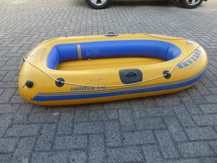 Caravelle Sevylor K46 boot peddels luchtkamers rubberboot, Ophalen, Nieuw