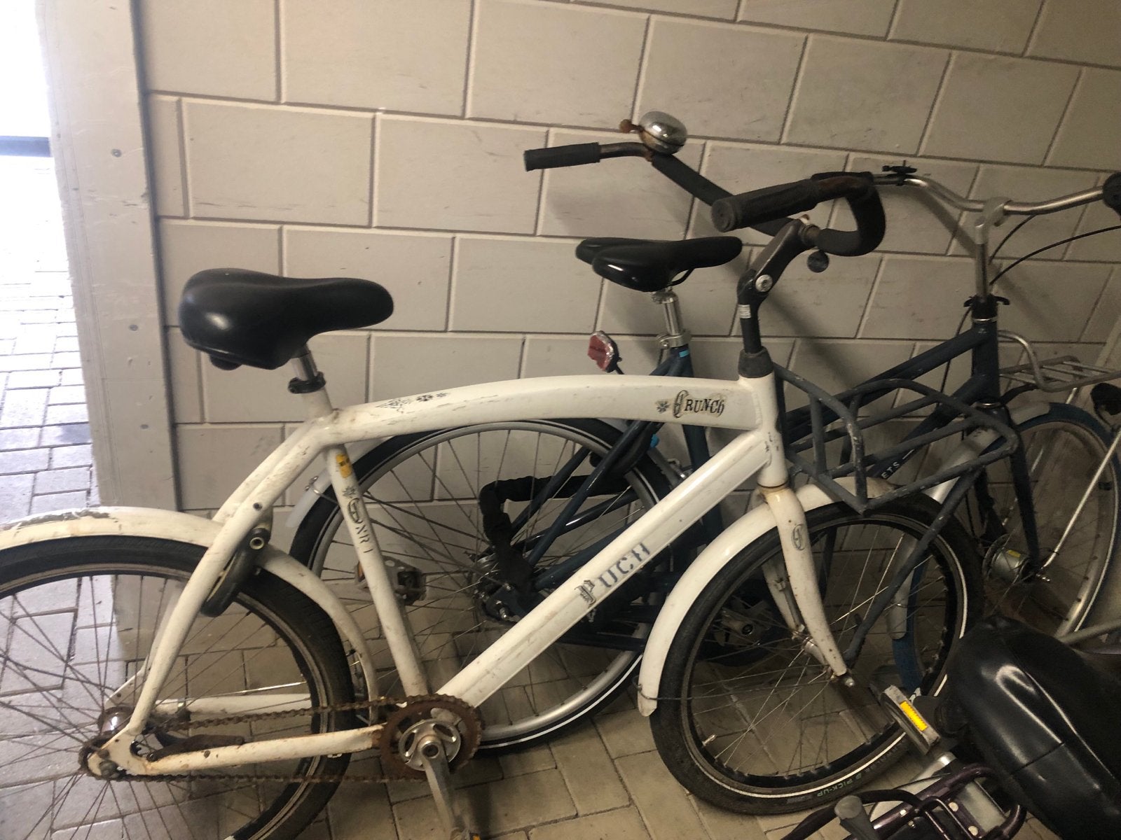 Puch Crunch - Wit herenfiets, Overige merken, Velgrem, Versnellingen, Ophalen of Verzenden