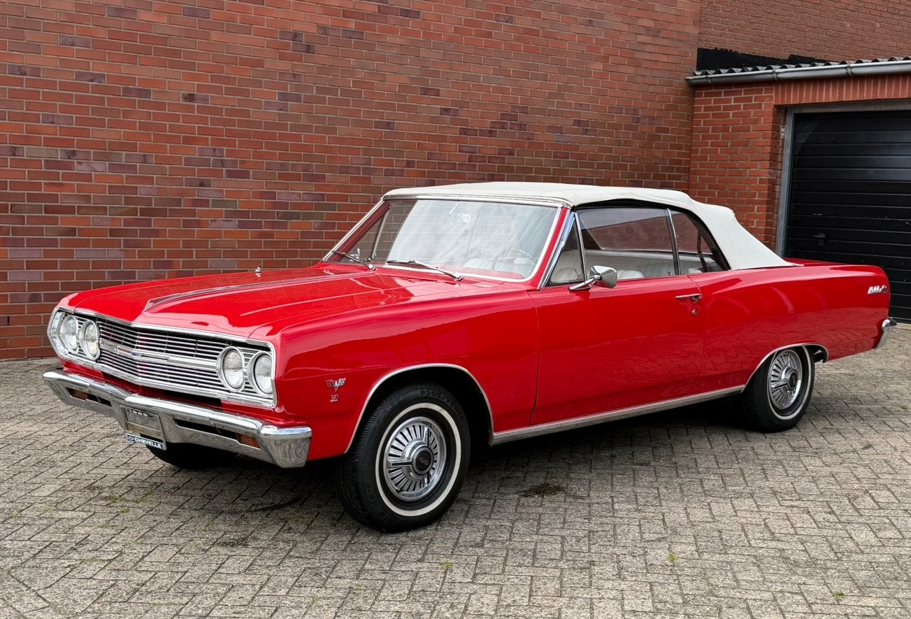 Chevrolet Chevelle Malibu SS 1965 Cabrio V8, Auto's, Automaat, Achterwielaandrijving, Leder, 5687 cc