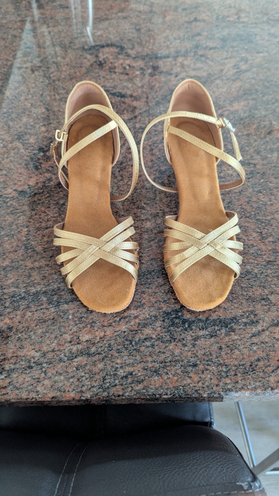 Gouden dansschoenen maat 38, Ophalen, Nieuw, Dansschoenen