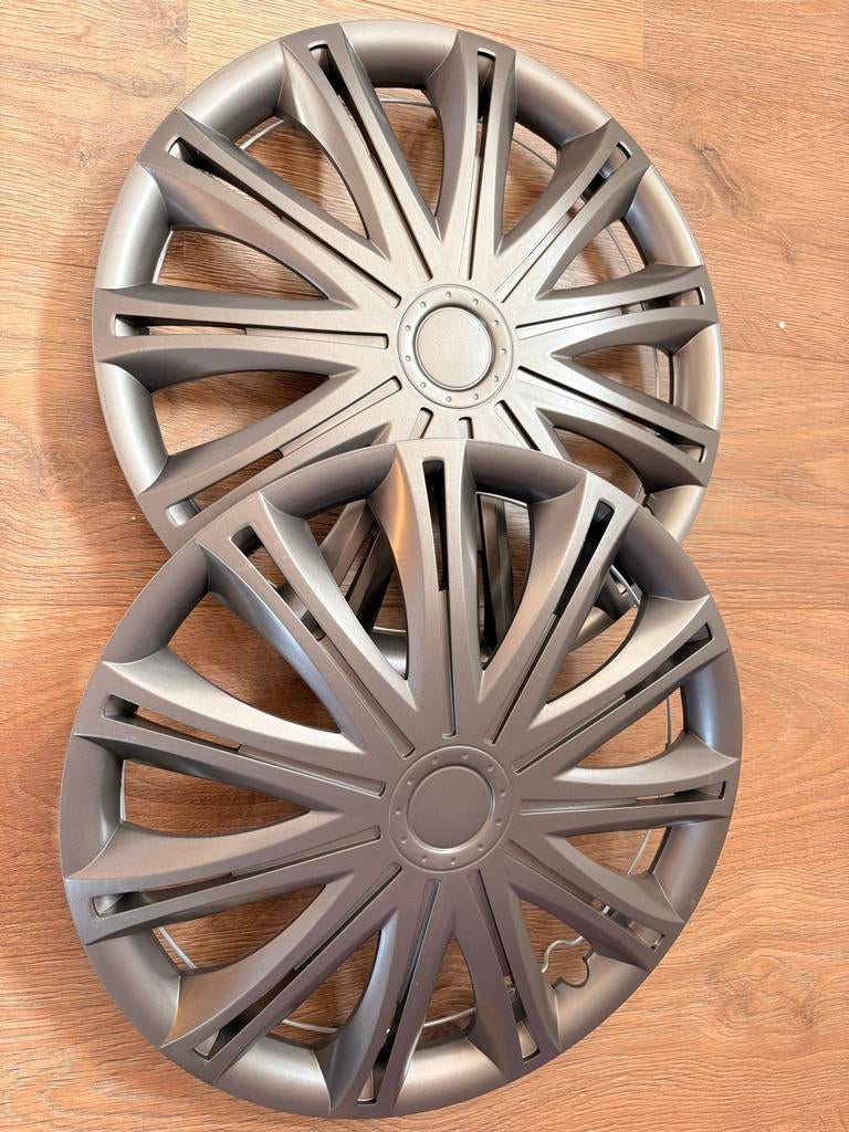 Wieldoppen Spark 14 inch 2 stuks antraciet, Ophalen of Verzenden, Zo goed als nieuw