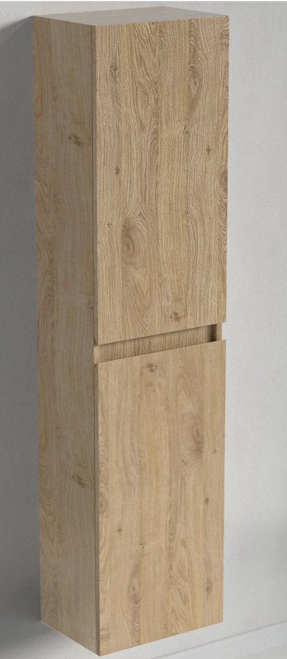 Wc onderkast en badkamer kast licht eiken nieuw, Ophalen, (Half)hoge kast, Minder dan 50 cm, 100 tot 150 cm