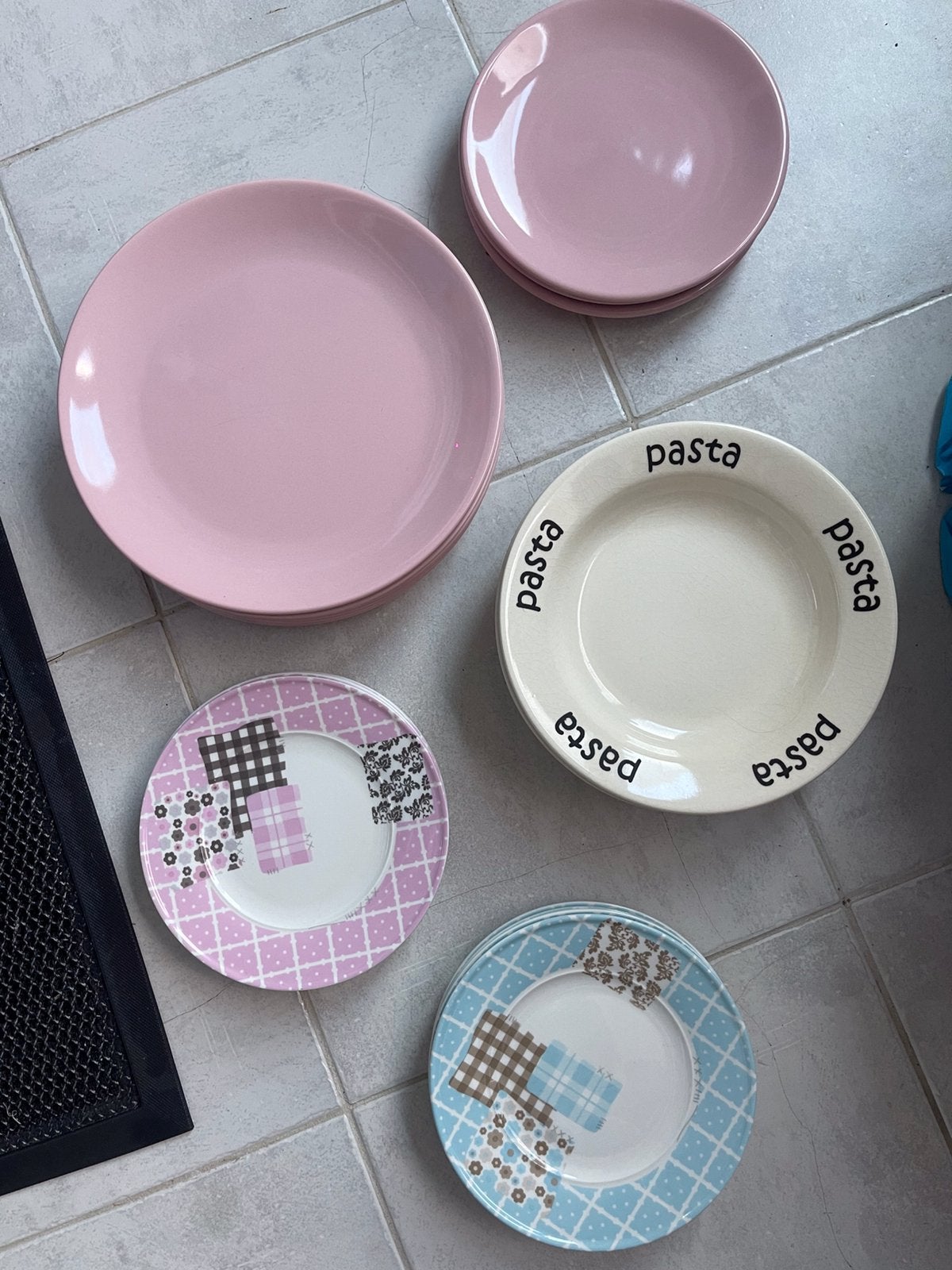 Diverse borden, Huis en Inrichting, Keuken | Servies, Ophalen, Zo goed als nieuw, Bord(en), Overige stijlen