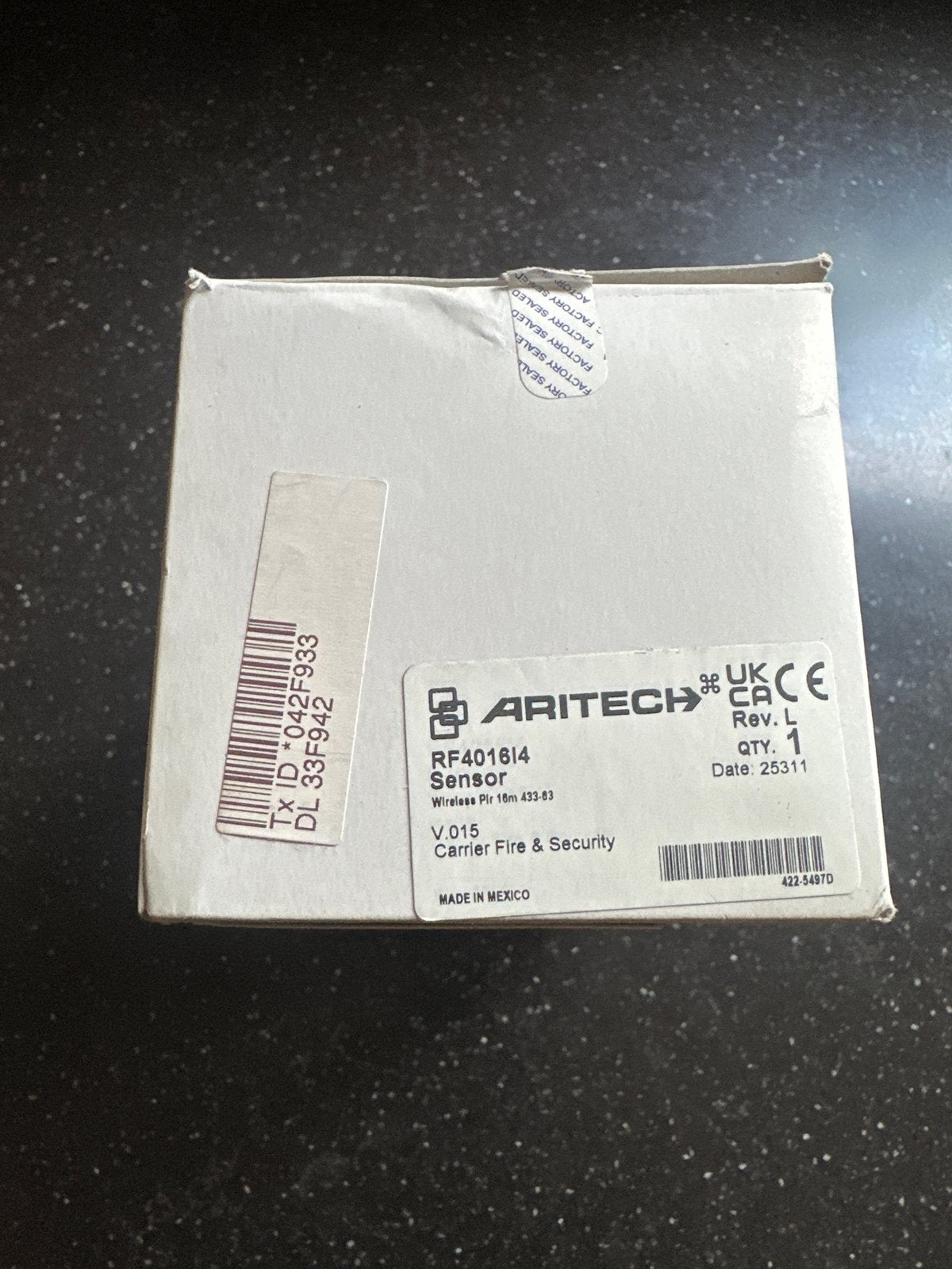 Aritech RF401614 Draadloze PIR Sensor - Nieuw in doos, Beweging, Detector, Sensor of Melder, Nieuw, Ophalen of Verzenden