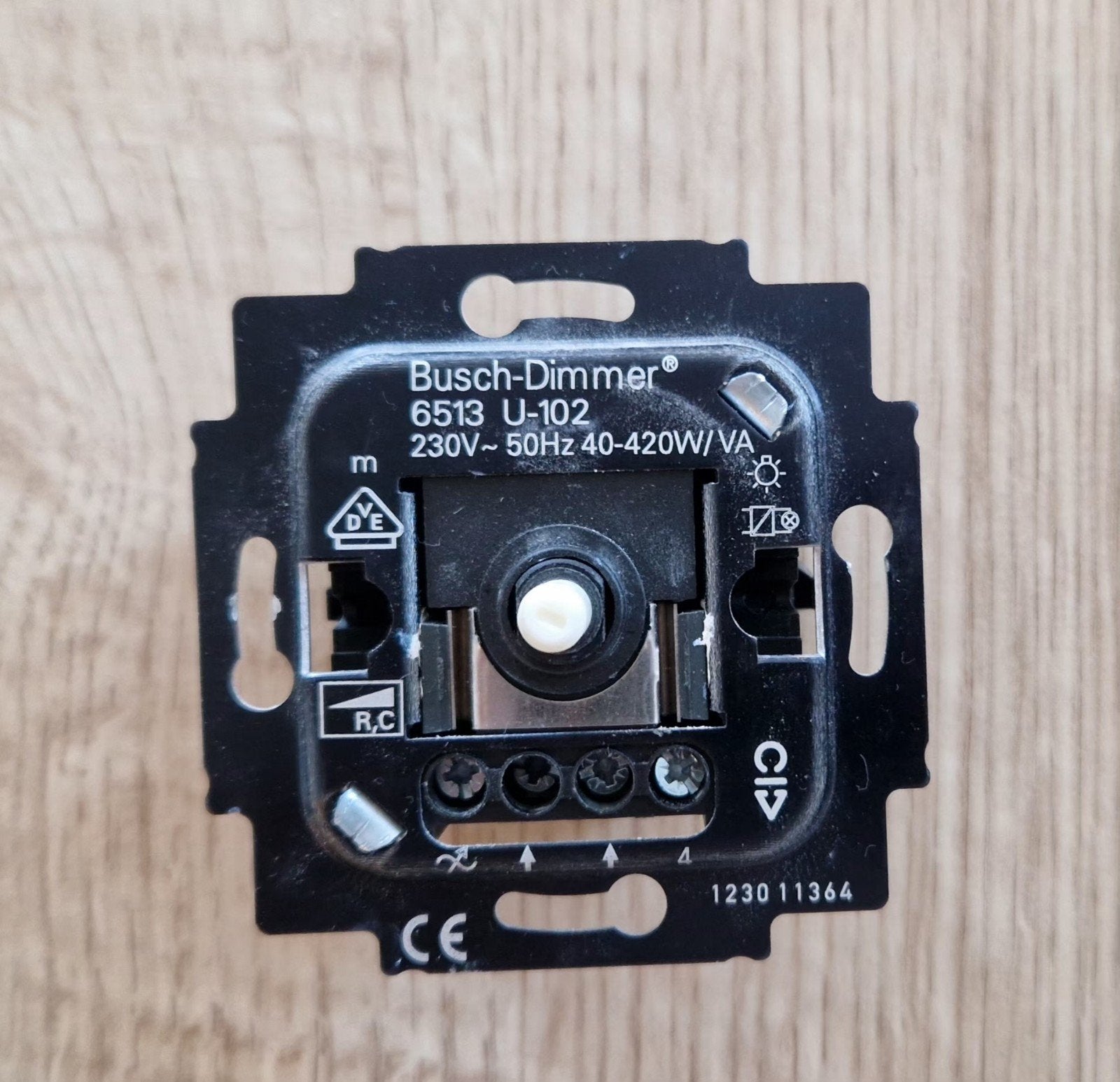Busch-Dimmer 6513 U-102 Dimmer 40-420W/VA, Ophalen of Verzenden, Gebruikt, Overige typen