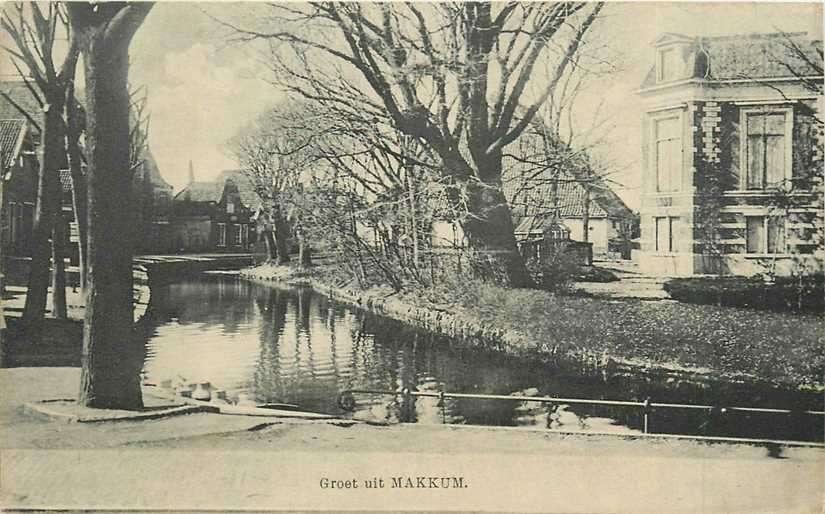 380-701-011 Makkum, Verzenden, Voor 1920, Friesland