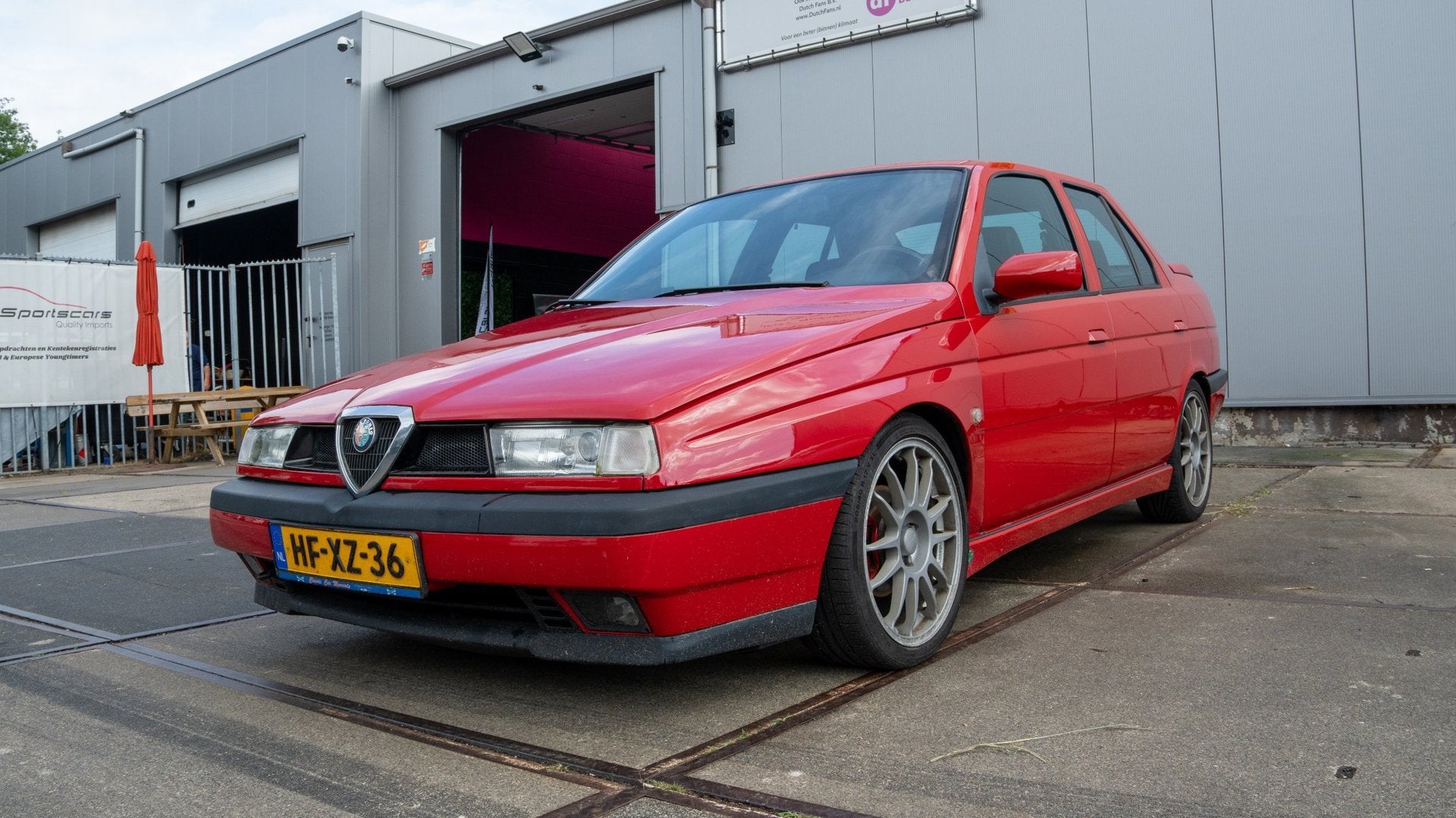 Alfa Romeo 155 1.8 T.Spark, Stof, Gebruikt, 4 cilinders, Origineel Nederlands