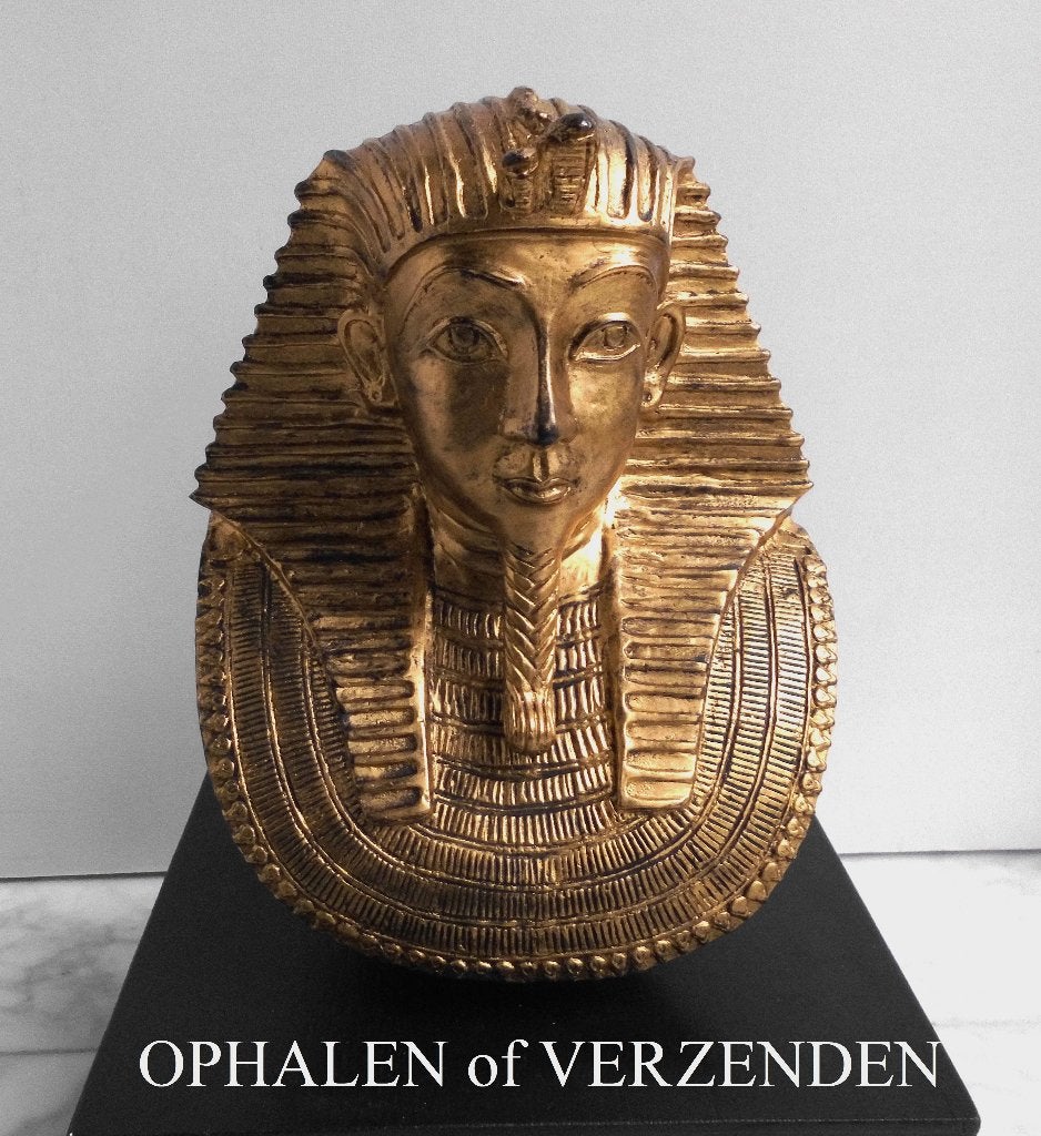 Groot bronzen Farao (Toetanchamon.) buste, Ophalen