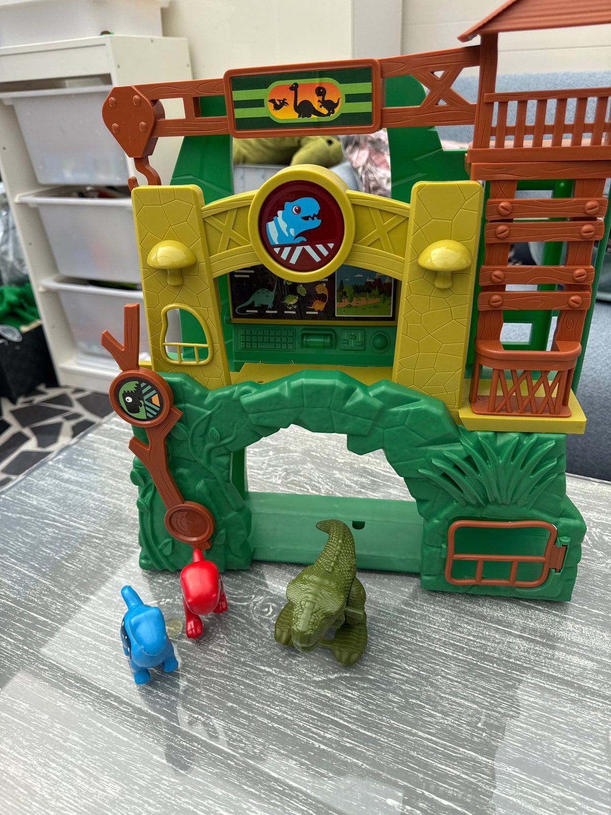 Dinosaurus speelset met figuren, Ophalen, Gebruikt, Jongen of Meisje