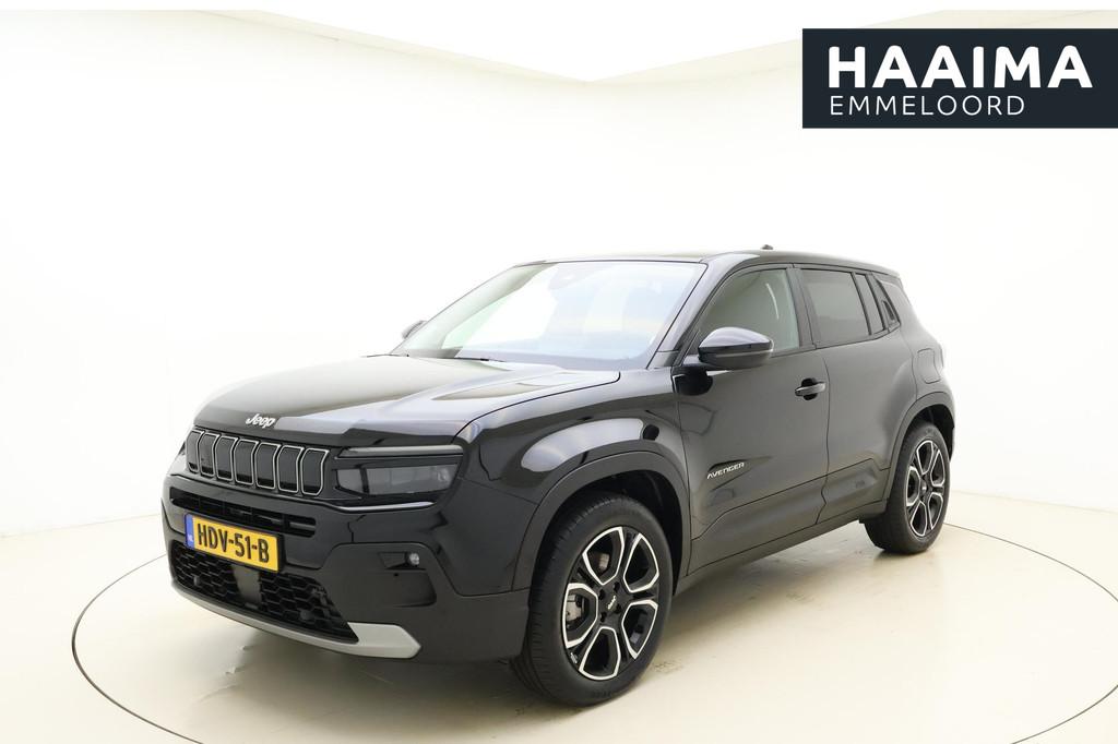 Jeep Avenger Summit 54 kWh | Navigatie | Camera | Keyless |, 394 km, Gebruikt, 156 pk, Leder en Stof