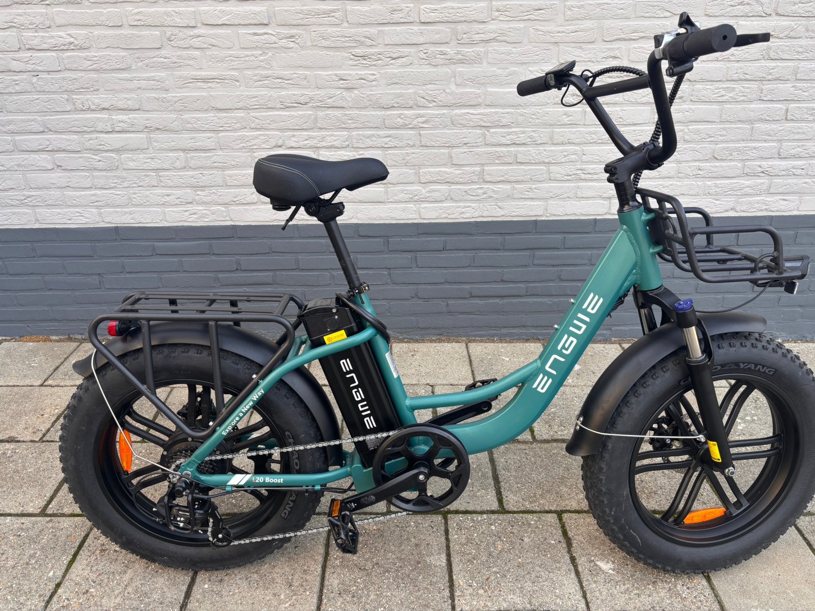 ENGWE L20 Boost elektrische fatbike – slechts 103 km!, Ophalen, Zo goed als nieuw, 20 inch of meer