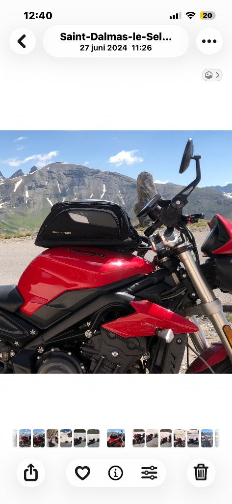 SW Motech Quick-Lock EVO tanktas, Sport, Ophalen, Gebruikt