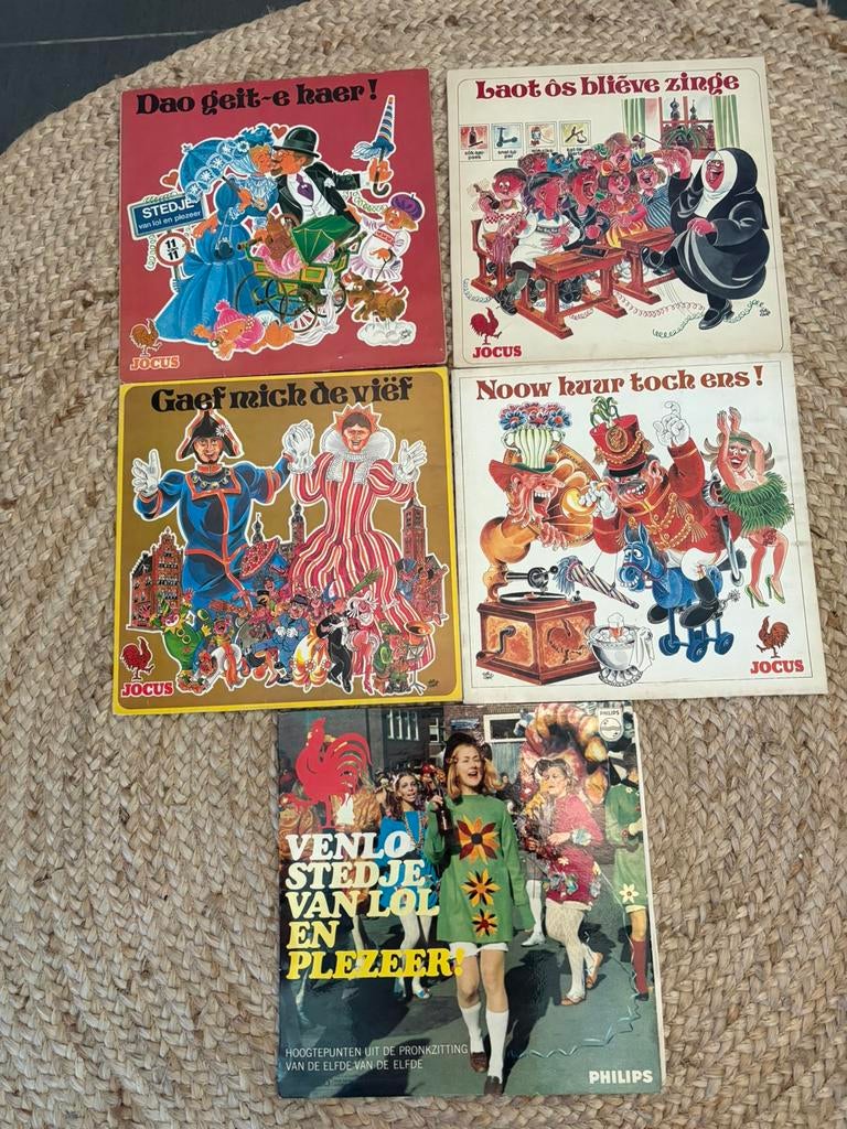 5x lp VENLO Carnaval ‘Toppers’ (1x bieden)., Ophalen of Verzenden, Zo goed als nieuw, 12 inch