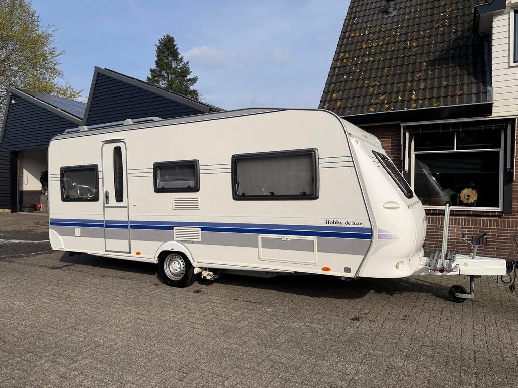 Hobby 540 UL DE LUXE met tent en mover 2008 eerste eigenaar, Caravans en Kamperen, Caravans, Rondzit, Hobby, Particulier, Tot en met 4