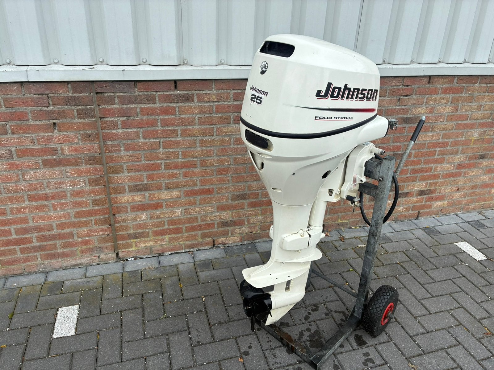 Johnson / Suzuki 25 pk 4 takt, Elek. Start  Vaarklaar!, 10 tot 30 pk, Viertaktmotor, Ophalen of Verzenden, Zo goed als nieuw