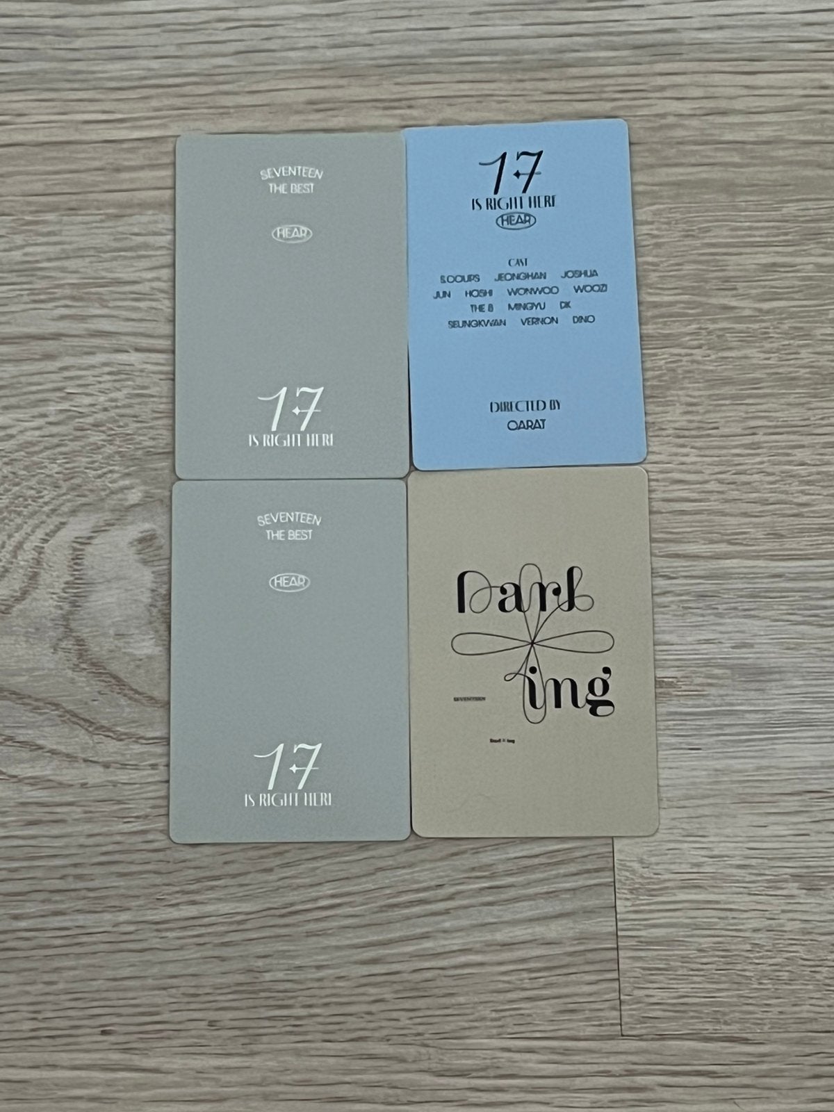 Seventeen photocard, Ophalen of Verzenden, Nieuw, Gehele gezicht