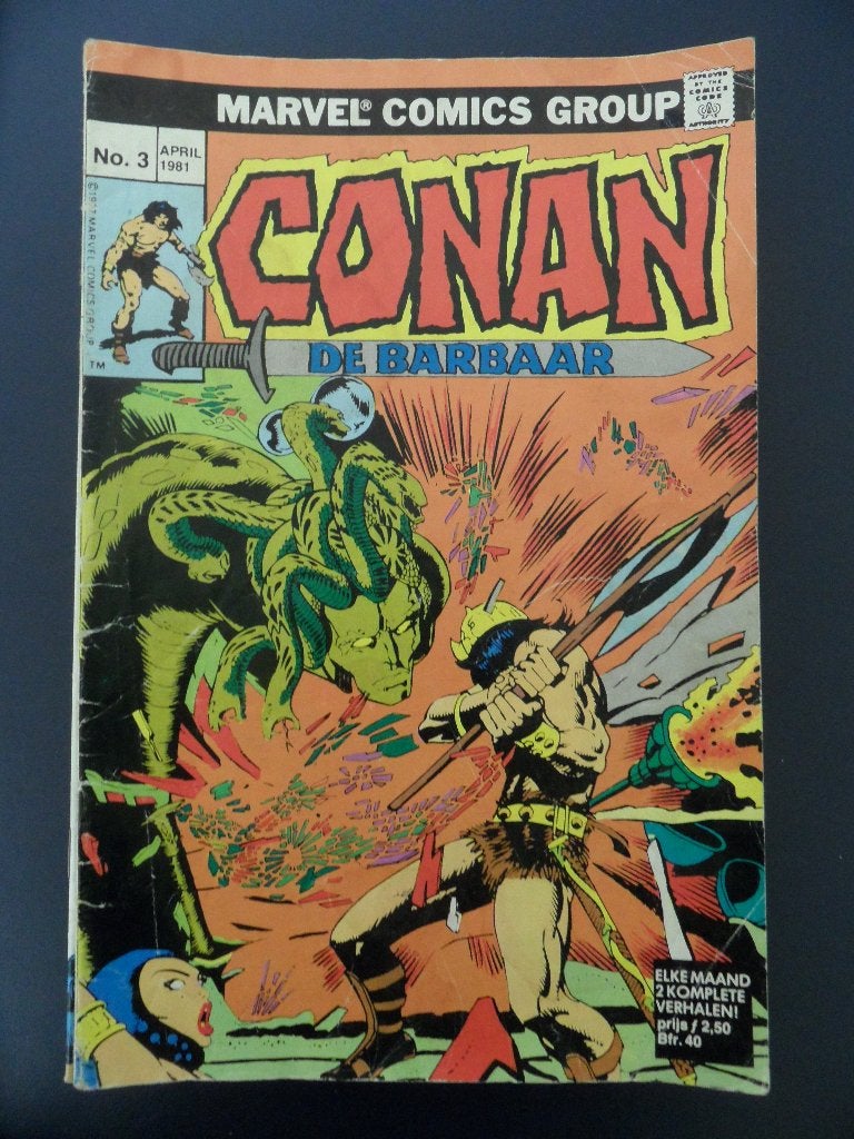 Conan de Barbaar. 1981, Boeken, Stripboeken, Eén stripboek, Ophalen of Verzenden, Gelezen