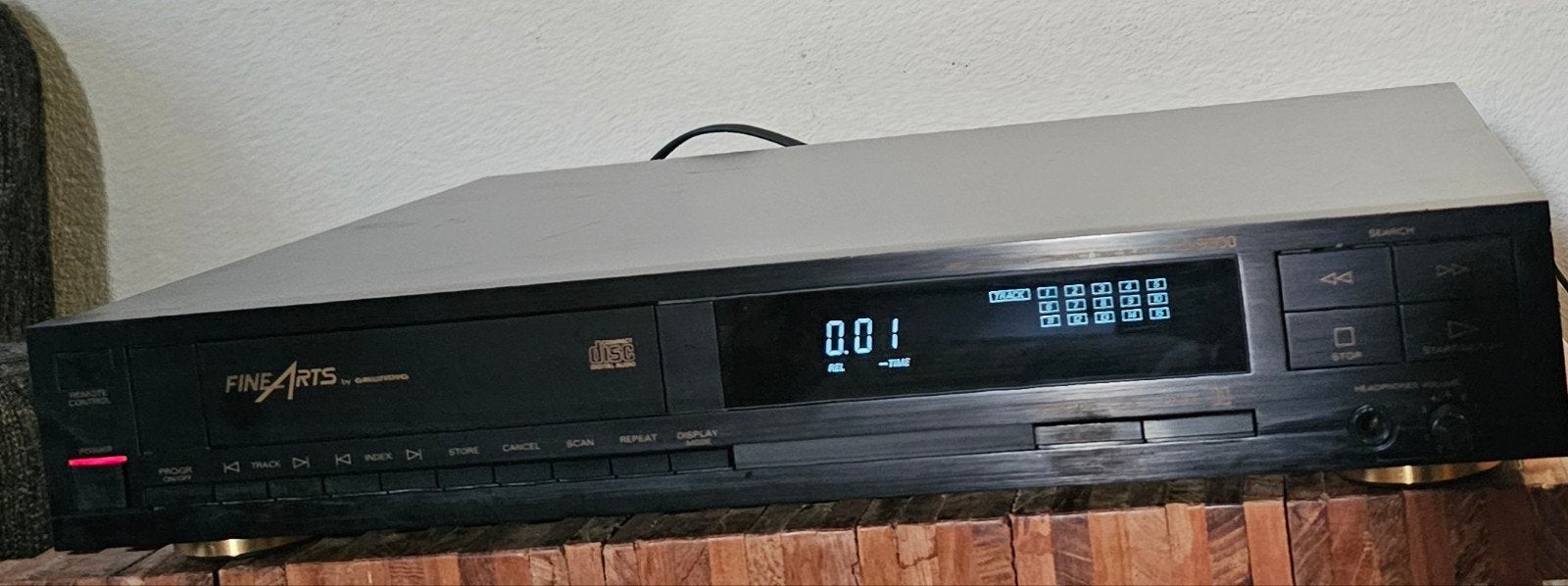 Grundig Fine Arts CD 9000 TDA1541A dac,geserviced +garantie!, Philips, Refurbished, Ophalen of Verzenden, Nvt