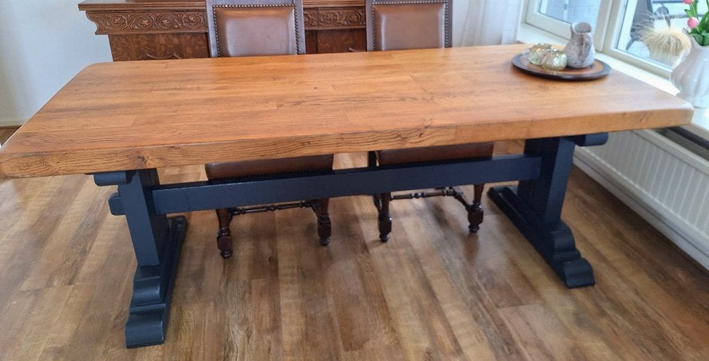 Kloostertafel eikenhout, Antiek en Kunst, Ophalen