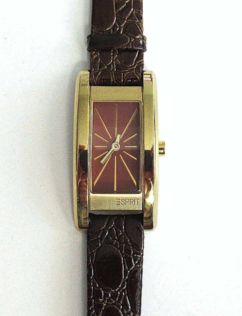 ESPRIT Japans vintage quartz dameshorloge., Ophalen of Verzenden, Gebruikt, Staal, Esprit