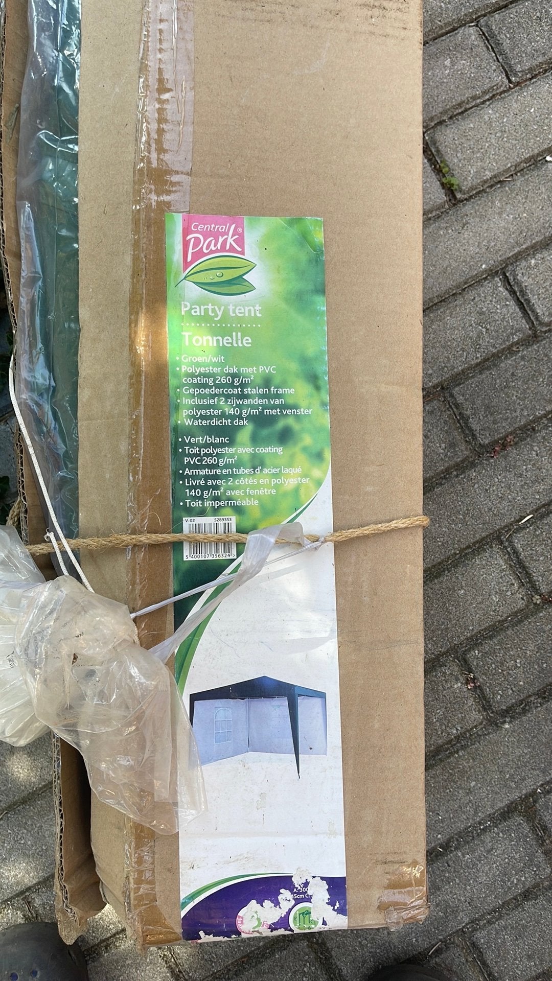 Partytent  2x 3 m, Tuin en Terras, Partytenten, Ophalen, Zo goed als nieuw, Minder dan 5 meter