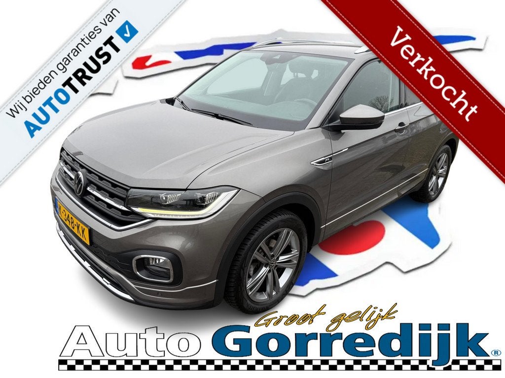 Volkswagen T-Cross 1.0 TSI Style Business R DSG DIGIDASH,CLI, Auto's, T-Cross, Gebruikt, Met garantie (alle), Leder en Stof